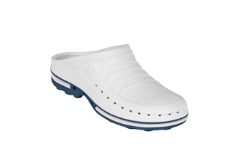 SOCA  WOCK CLOG BRANCO/AZUL