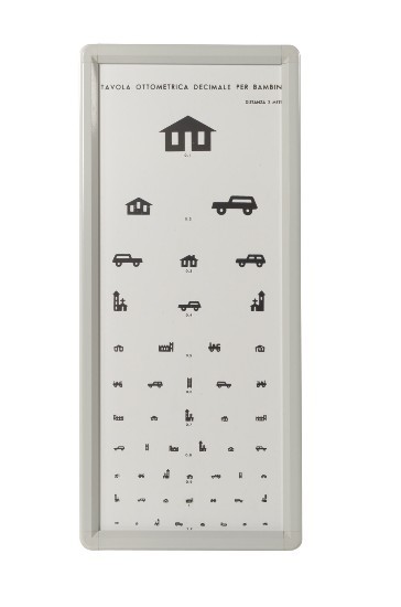 ESCALA OPTOMÉTRICA MOLDURA CRIANÇA 