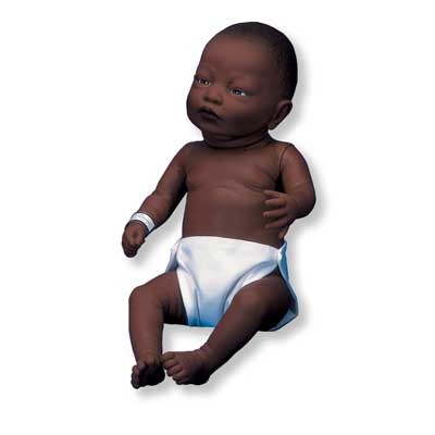 MANEQUIM BÉBÉ  AFRO-AMERICANO FEMININO