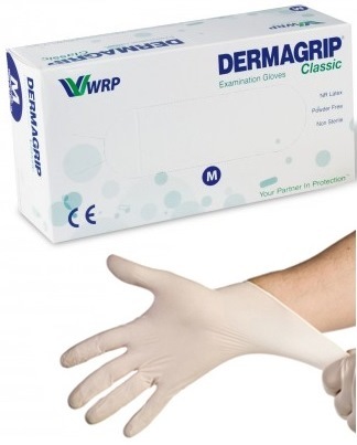 LUVAS LATEX SEM PÓ DERMAGRIP