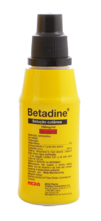 SOLUÇÃO CUTÂNEA BETADINE